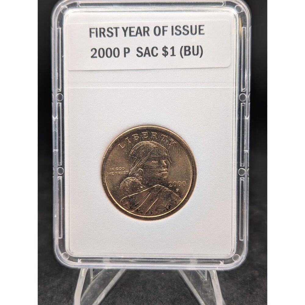 2000-P Sacagawea Golden Dollar First Year of Issue BU Coin